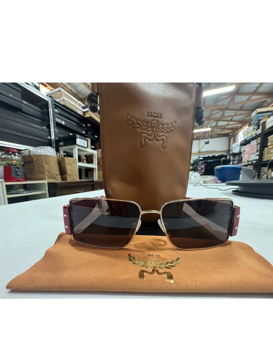 MCM Accessories - MCM Chic Sunglasses with Dust cloth & Leather Crossbody case NWT
